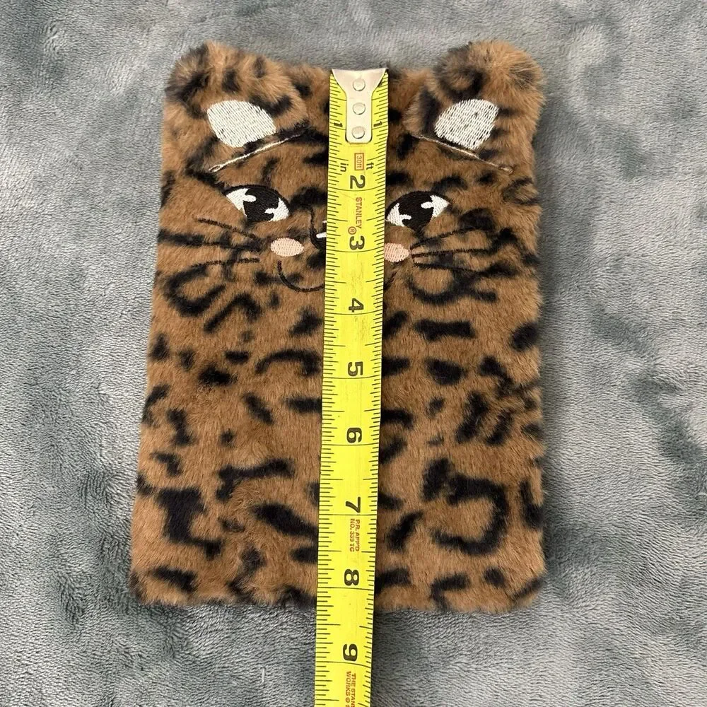 Fuzzy Animal Print Journal New Leopard